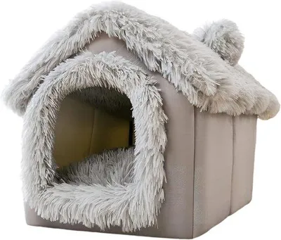 Produktbild von Famanu Haustierbett Tragbar und Waschbar - Hund und Katze mit Herausnehmbarem Kissen