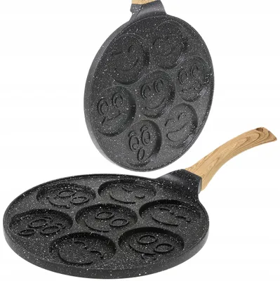 Produktbild von Krisberg Pfanne für 7 Eier und Pancakes mit Gesichtern