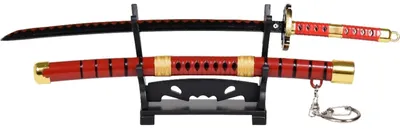 Produktbild von Schlüsselanhänger und Ständer Sandai Kitetsu One Piece Katana