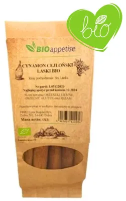 Zdjęcie produktu dla Cynamon Cejloński laski18g