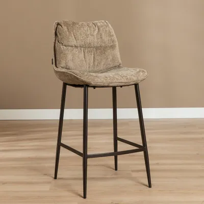 Produktbild von Bronx71 Barhocker Trevi Samt taupe 68 cm