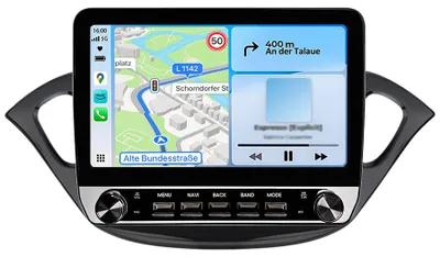 Obrázok produktu pre 10,1 palcový 6+128 GB Android autorádio vhodné pre Opel Corsa E 2015-2019 Adam Wireless CarPlay Android Auto 4G WiFi GPS Navi 8-jadrový RDS DSP DAB+ BT