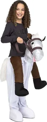 Immagine prodotto di Costume da mamma a cavallo Marrone 10-12 anni Marrone 10-12 anni