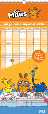 Produktbild von Die Maus 2026 - DUMONT Mega-Familienkalender mit 6 Spalten