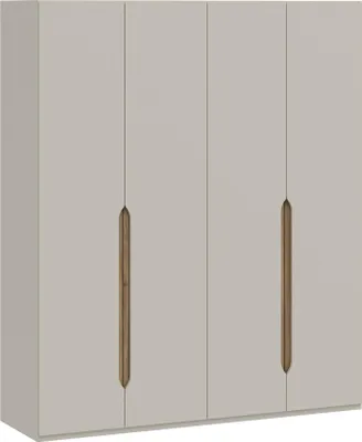 Produktbild von Furniture24 Kleiderschrank Edwal Edws943-M902 4 Türiger Drehtürenschrank - 177.5 X 210.5 X 54.2 Cm - Beige