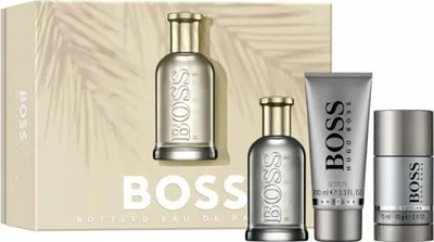 Produktbild von Hugo Boss Set Boss Bottled Edt 100ml Gel 100ml Desodorante 75ml@