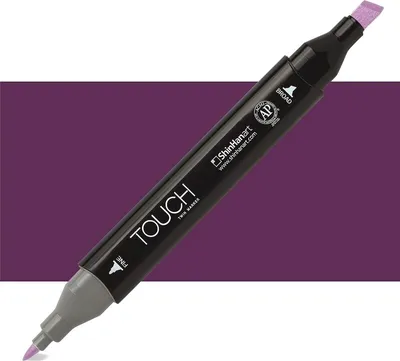 Obrázok produktu pre Fine & Chisel obojstranný alkoholový popisovač TOUCH, P283 Purple deep
