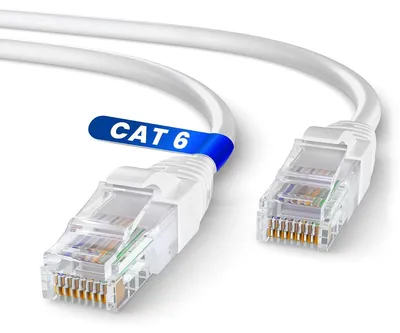 Immagine prodotto di Cavo di rete Cat6 - 5 metri - Bianco - Cavo LAN 1 Gbit/s con connettori RJ45 - Per computer, router e console