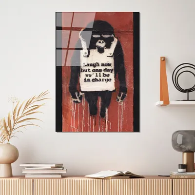 Produktbild von Wallity, UV-504 45 x 65, Dekorative Malerei aus gehärtetem Glas, 100 % gehärtetes Glas, Mehrfarbig, 45 x 65 cm