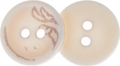 Immagine prodotto di Bottone - set di 6 - diametro 13 mm - Rosa