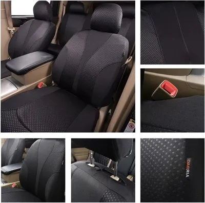 Obrázek produktu pro potahy na autosedačky – černá kůže