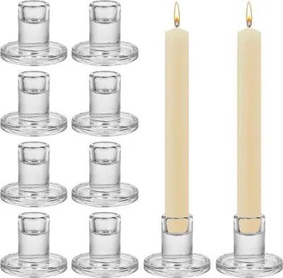 Immagine prodotto di Portacandele in vetro, set da 10 pezzi per Natale