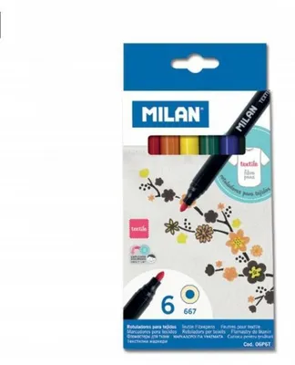 Obrázok produktu pre Carioca 6 farieb na textil MILAN