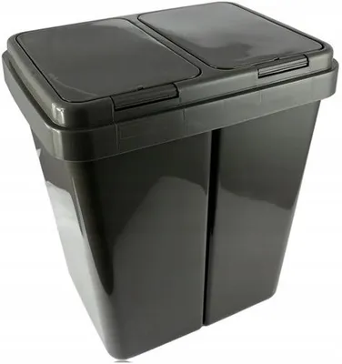 Produktbild von Katex Abfallbehälter 2x25L zur Mülltrennung, Soft-Touch