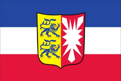 Produktbild von Flagge Schleswig-Holstein 250 x 150 cm Fahne mit 3 Ösen 100g/m² Stoffgewicht Hissen