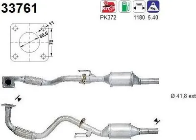 Obrázek produktu pro Katalizátor Vw Polo 1,4 Ibiza Cordoba