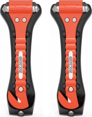 Produktbild von Famanu Nothammer Set 2 Stück - Mit Sicherheitsmesser und Doppelspitze