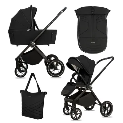 Zdjęcie produktu dla BabyLux® Wózek Dziecięcy 2w1 GAVIA Spacerówka Gondola Lekki Składany Zestaw, 4 Pozycje Oparcia, Torba do Przewijania i inne Akcesoria, 0-22kg (0-4 lata), UV 50+