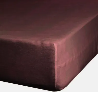 Produktbild von Jersey Spannbetttuch 120x200 braun Sleep well