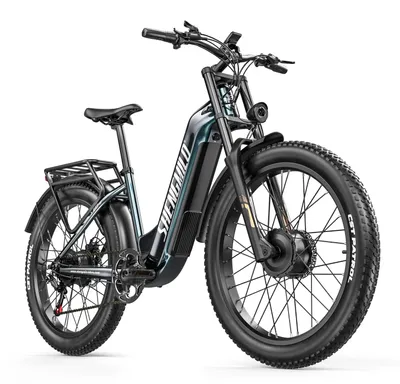 Produktbild von SHENGMILO S700 PRO All-Terrain-Fettreifen-E-Bike, 2000W, 48V 25Ah, 120 kg, 160 N·m Drehmoment