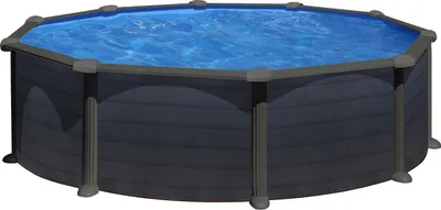 Produktbild von Gre KIT460GF, 17450 l, Gerahmter Pool, Kind, Leiter, Schwarz