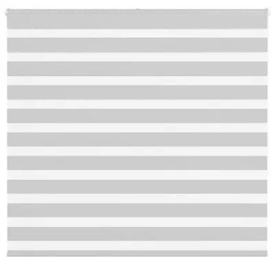 Zdjęcie produktu dla vidaXL Podwójna roleta Jasnoszara 165x150 cm Szerokość materiału 160,9 cm Poliester