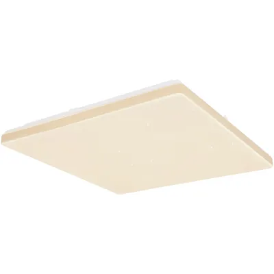 Zdjęcie produktu dla Globo Lighting lampa sufitowa metalowa biała, matowa, plastikowa drewnopodobna, akrylowa opalowa, ściemnialna, zmieniacz kolorów, utrwalanie kolorów, SmartLight, aplikacja, funkcja pamięci, lampka nocna, pilot, bateria w zestawie 2x AAA, kompatybilna z Smart Home i Alexa, LxWxH: 485x485x60mm, zawiera LED 24W 230V, źródło 2400lm, wyjście 1300lm, CCT 2700-6000K
