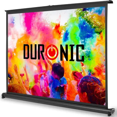 Produktbild von Duronic DPS40 4:3 Leinwand | 40 Zoll Mobile Beamerleinwand in Tragetasche mit 81 x 61 cm | 4:3 Heimkino mit 4K Full HD 3D | Gain 1.0 | Projektionsleinwand für Gaming, Büro, Präsentationen, Schulen