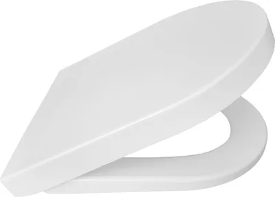 Produktbild von Bisk Veno WC Sitz Duroplast Weiß Soft-Close D-Form