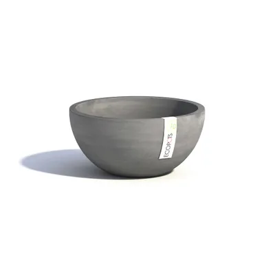 Produktbild von ECOPOTS Pflanzschale Brüssel grau Ø30x14cm