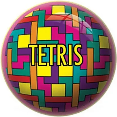Productafbeelding van Sport One Tetris bal, 23 cm, meerkleurig. Meerkleurig, one size