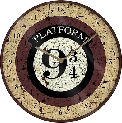 Produktbild von Harry Potter Wanduhr Platform 9 3/4
