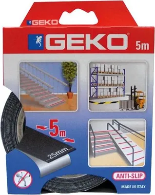 Immagine prodotto di Nastro antiscivolo 25 mm x 5 m nero - Geko