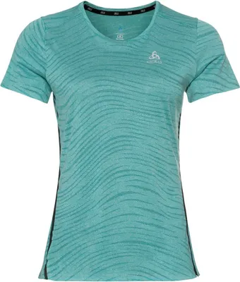Immagine prodotto di Odlo Zeroweight Engineered Chill-Tec T-Shirt Jaded Melange XS Maglietta da corsa a manica corta