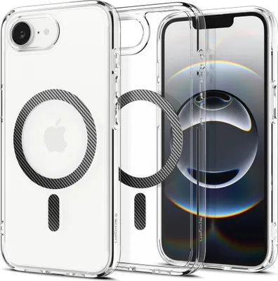 Immagine prodotto di SPIGEN Spigen Custodia Ultra Hybrid (MagFit) per iPhone 16e in fibra di carbonio