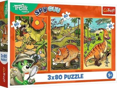 Produktbild von Trefl 34888, 80 Stück(e), Dinosaurier, 5 Jahr(e)