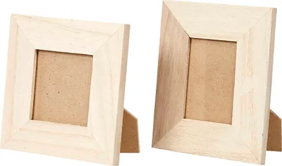 Obrázok produktu pre Creativ Company 57773, Rámček na jeden obrázok, Drevo, Drevo, Tabuľka, 5 x 5 cm, 3,8 x 5,6 cm