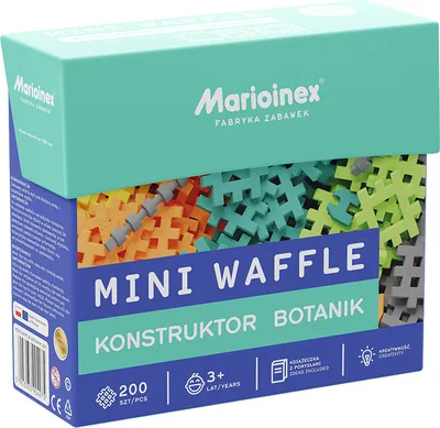 Produktbild von Klocki Mini Waffel 200 el. Botanischer Konstrukteur
