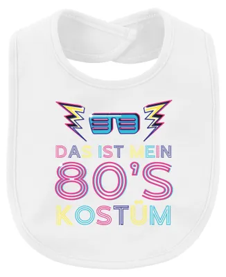 Obrázok produktu pre Môj kostým z 80. rokov. Retro, neonový párty kostým, karnevalový kostým, detská zástera, biela