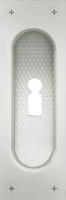 Produktbild von FSB Schiebetürmuschel 4212 Lochung BB Aluminium F1 - 0 42 4211 00001 0105