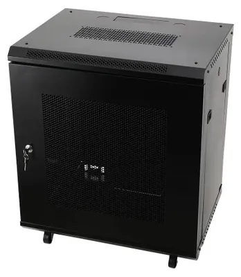 Immagine prodotto di Armadio industriale – Contenitore da parete – Porta a griglia – Adatto per quadri elettrici di distribuzione – Per dispositivi di sorveglianza e armadi di rete