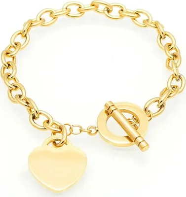 Image de Bracelet Elegant Heart - Or pour Femmes KP28712