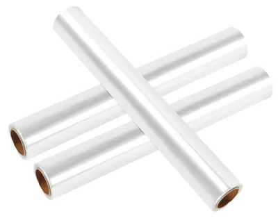 Obrázek produktu pro Solidchoice – Sada 3 transparentních rolí celofánové fólie, 80 cm x 30 m
