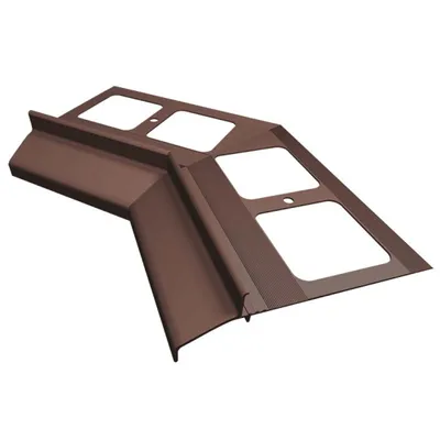 Produktbild von Renoplast Aluminium Traufprofil K30 Keramikboden, Innenecke 135°, Braun