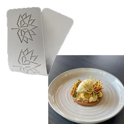 Image de Moule en silicone 3D, forme de lotus, 4 cavités, pour décorations de gâteaux, adapté à l'alimentation