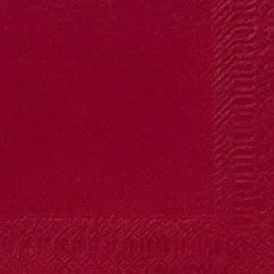 Zdjęcie produktu dla Duni Serwetki koktajlowe 3-warstwowe gładkie bordowe, 24x24cm 250 szt