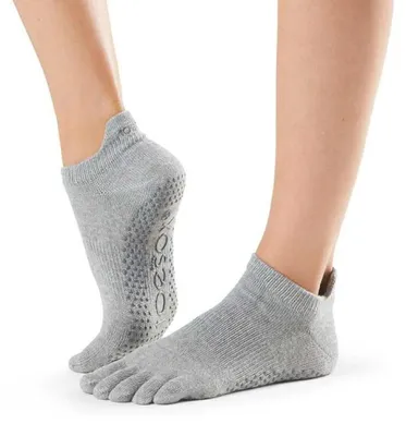 Produktbild von Toesox Grip F/t Kurze Socken Grau EU 43-45 Frau Grau EU 43-45