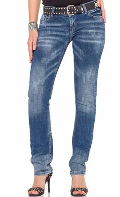 Produktbild von WD364 Damen bequeme Jeans mit trendigem Bootcut