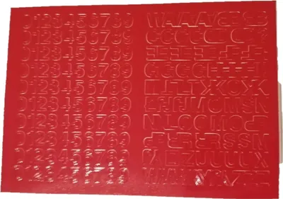 Obrázek produktu pro Samolepicí písmena a číslice