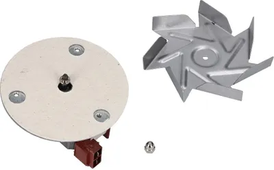Produktbild von easyPART passend für 10033465 EUROPART Heißluftventilator wie ARISTON Whirlpool smeg mit Flügel für Backofen Herd